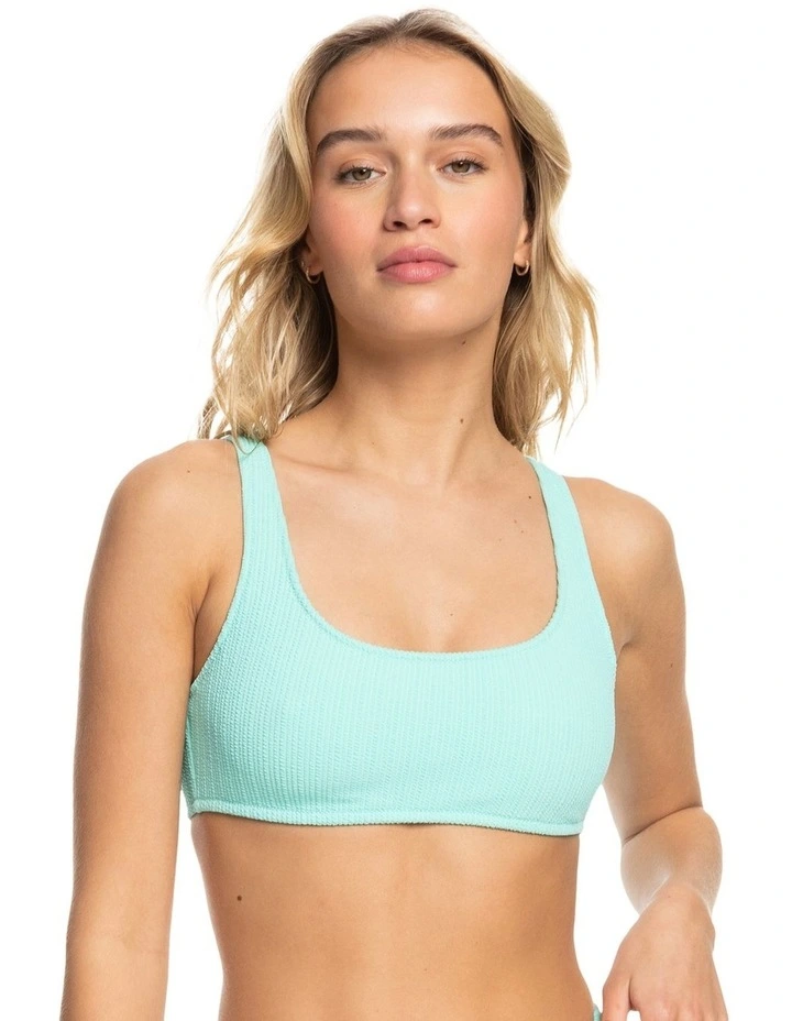 Bralette Bikini Top in Aruba Blue image 1