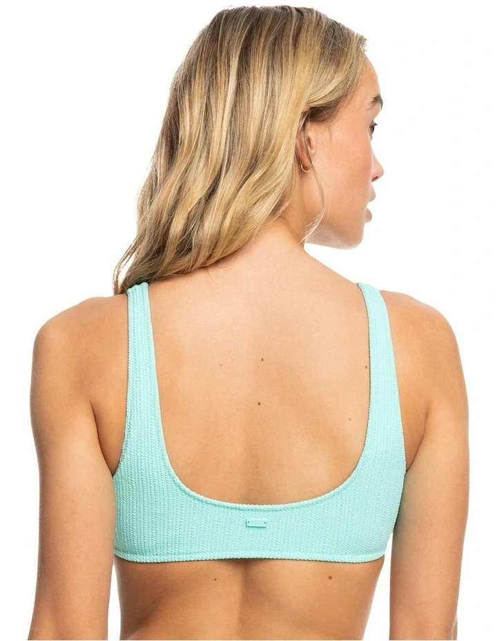 Bralette Bikini Top in Aruba Blue image 2