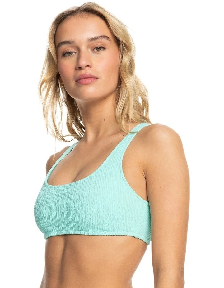 Bralette Bikini Top in Aruba Blue image 3