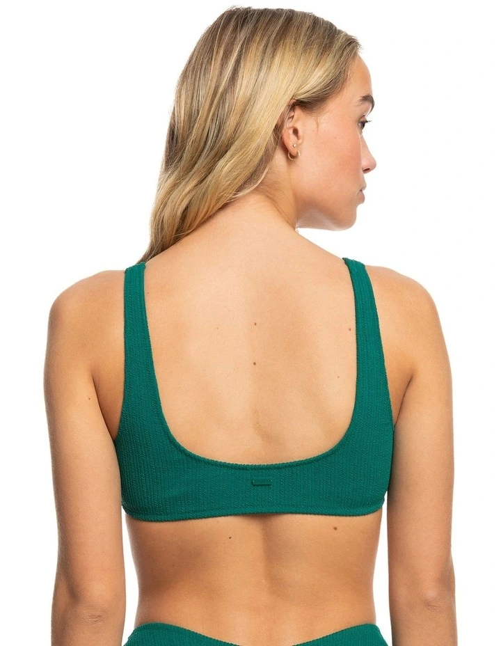 Aruba Bralette Bikini Top in Aventurine image 2