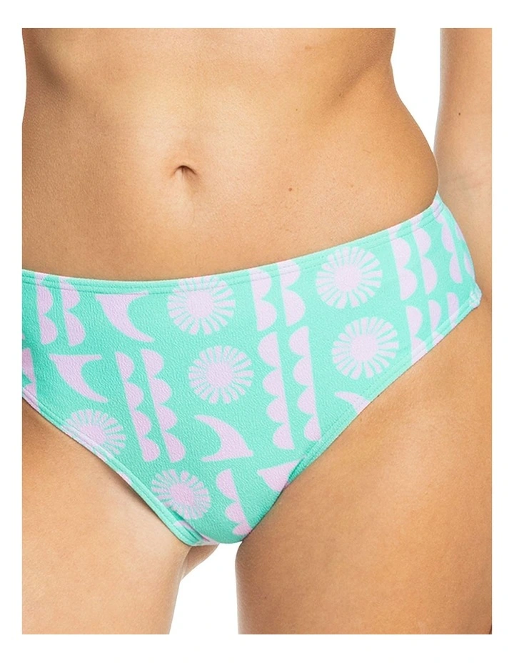 Surf Saavy Moderate Bikini Bottoms in Aruba Blue Smallpr image 4