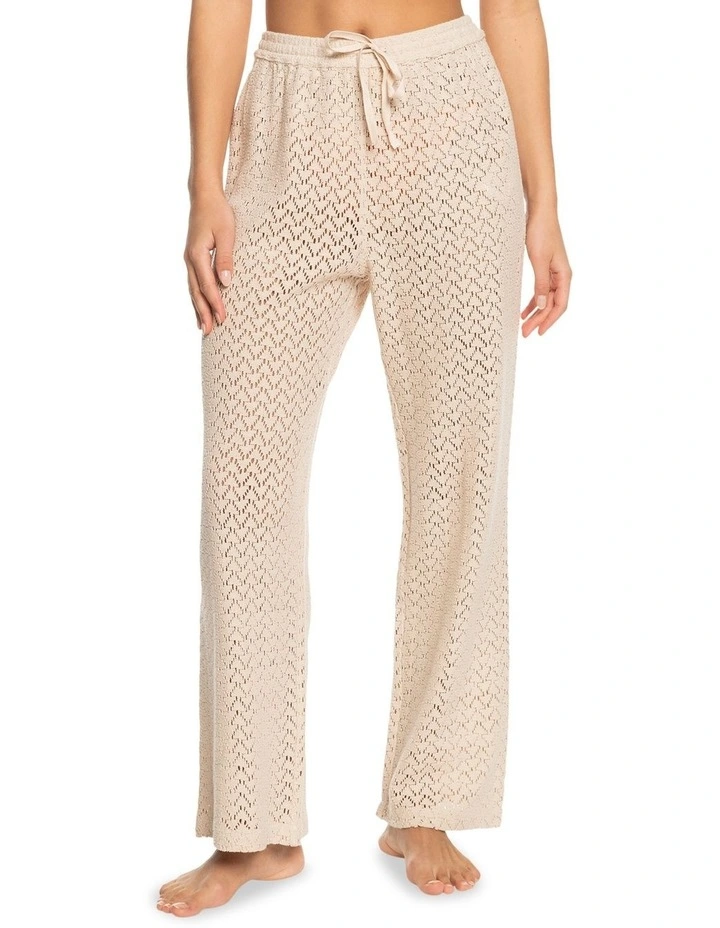 Mood Moving Beach Trousers in Tapioca image 1
