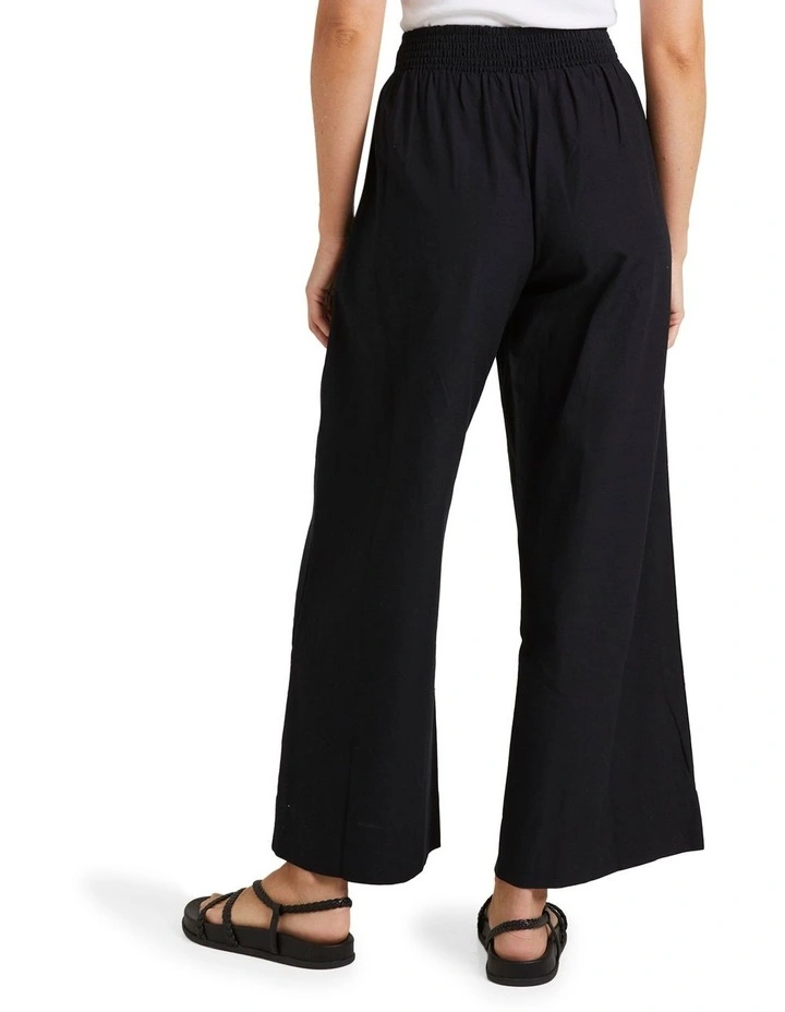 Santorini Linen Trousers in Anthracite image 2