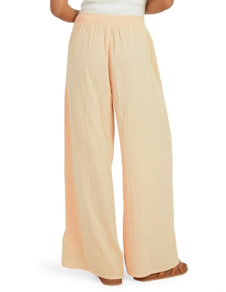 Shimae Cropped Palazzo Trousers in Peach Parfait image 2