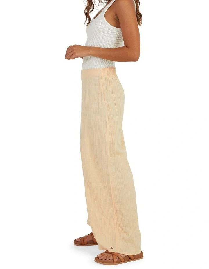 Shimae Cropped Palazzo Trousers in Peach Parfait image 3