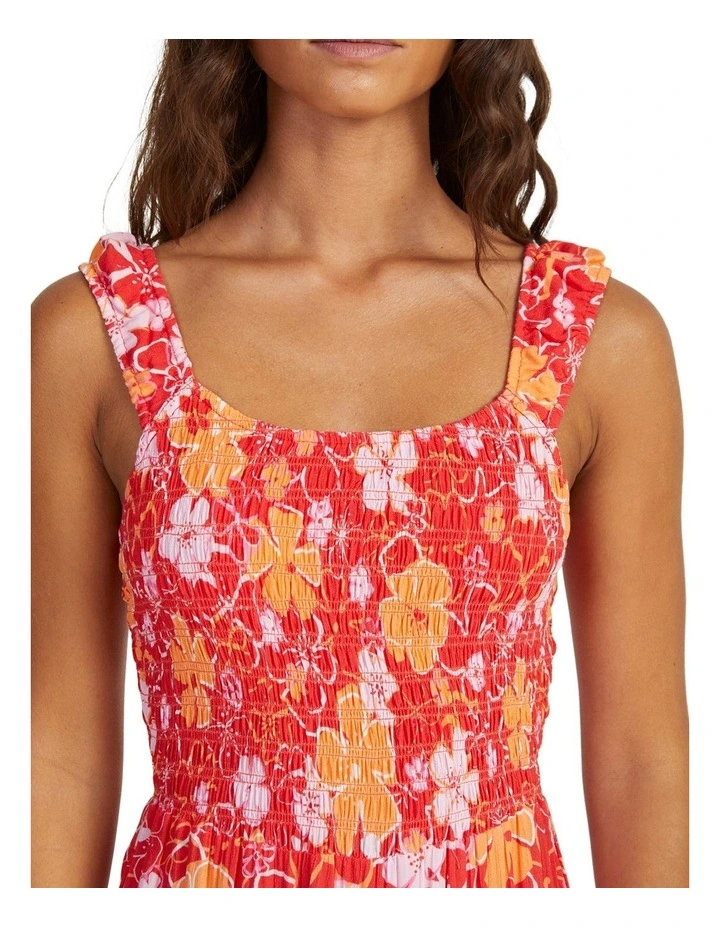 Roxy Womens Wild Flower Mini Dress (Misty Blue) main image 1