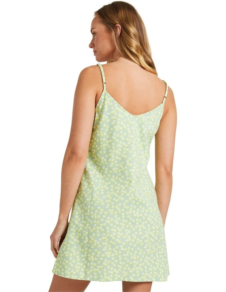 Shine A Light Dress in Quiet Green Floral Delight image 2