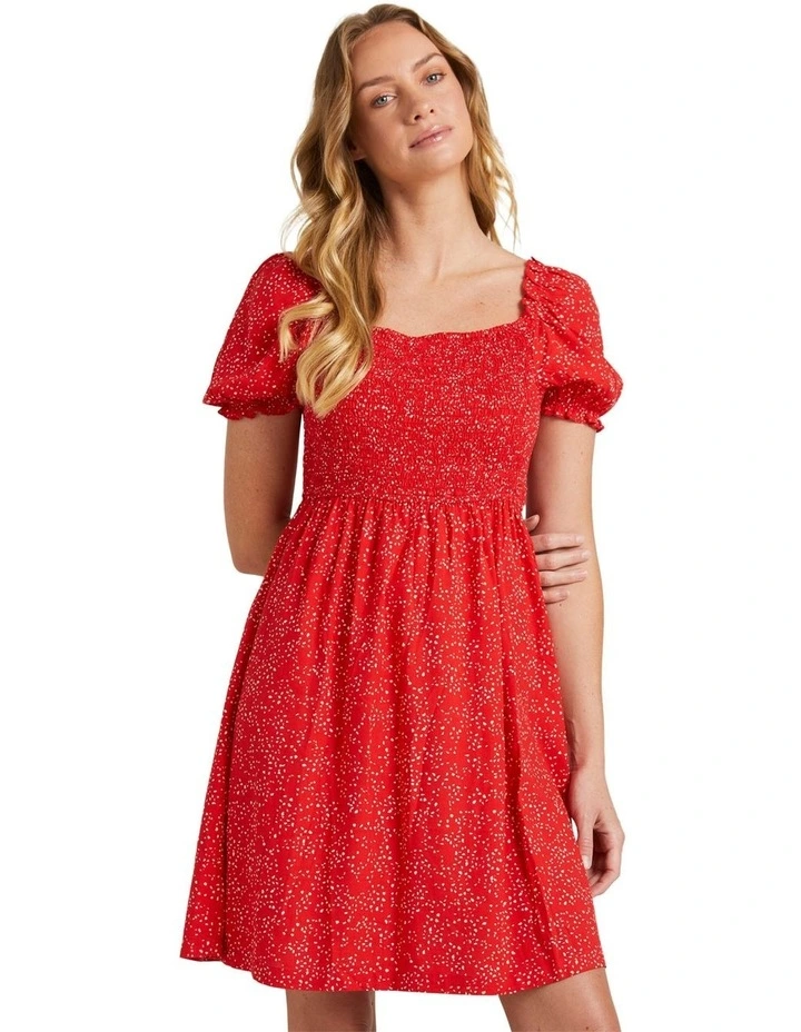 Hello Petal Mini Dress in Bittersweet Confetti image 1