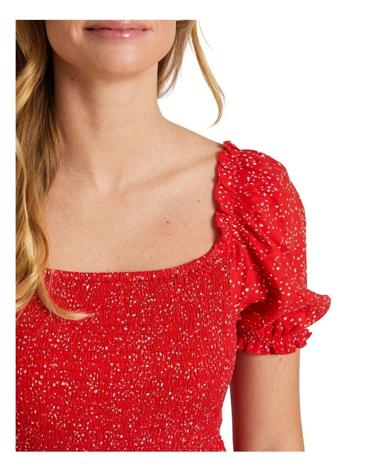 Hello Petal Mini Dress in Bittersweet Confetti image 4