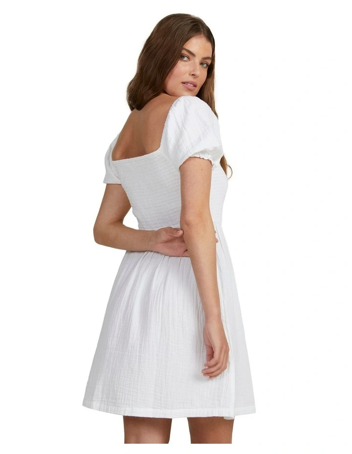 Hello Mini Again Dress Bright White image 2