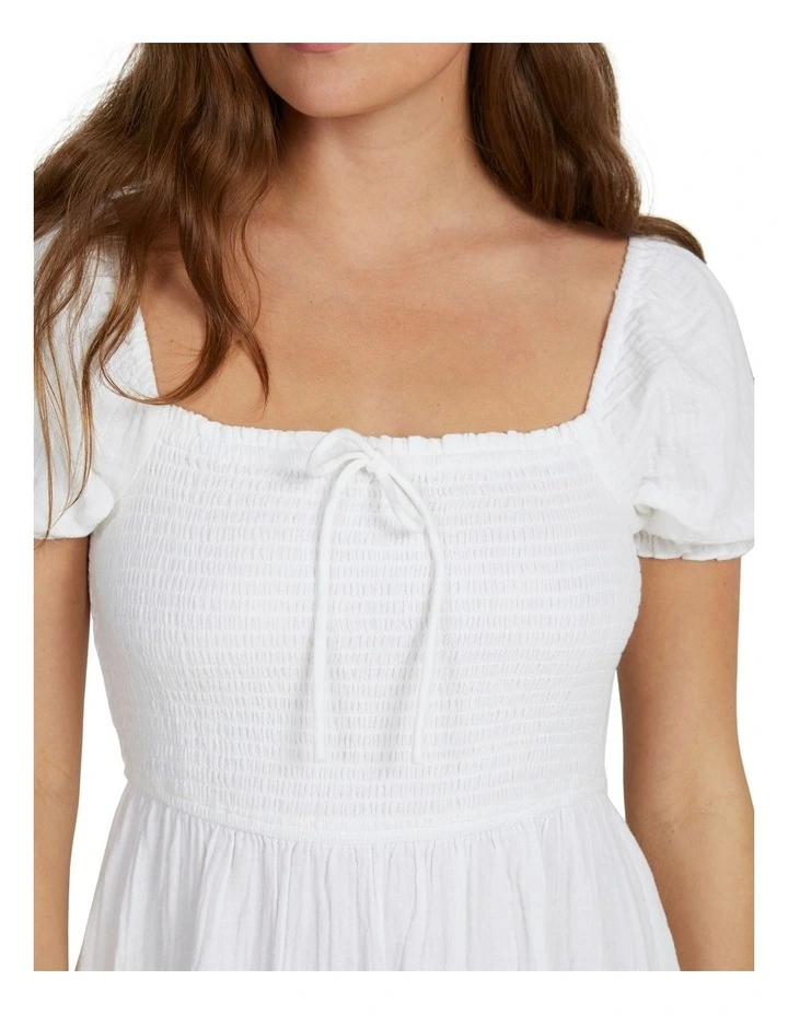 Hello Mini Again Dress Bright White image 4