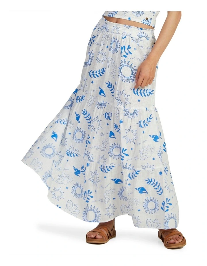 Costa Del Sud Skirt in Bright White image 1