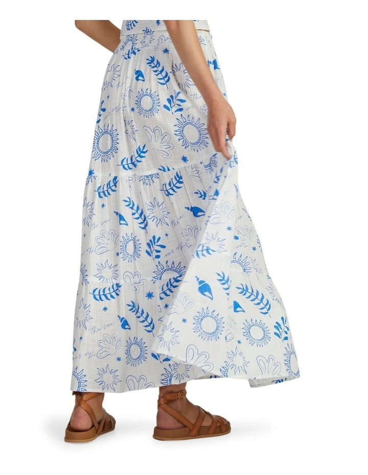 Costa Del Sud Skirt in Bright White image 2