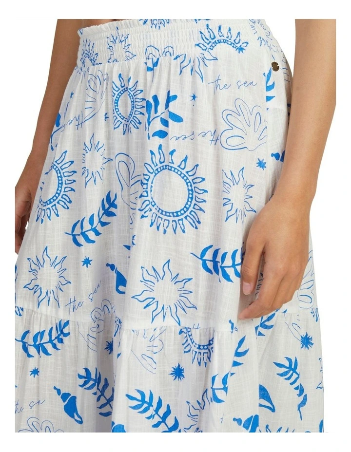 Costa Del Sud Skirt in Bright White image 4