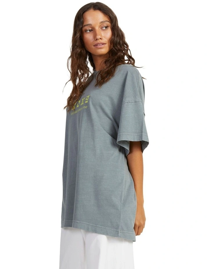 Sweet Janis Boyfriend T-shirt in Agave Green image 3