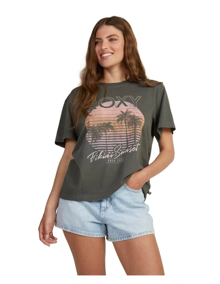 Moonlight Sunset T-shirt in Anthracite image 1