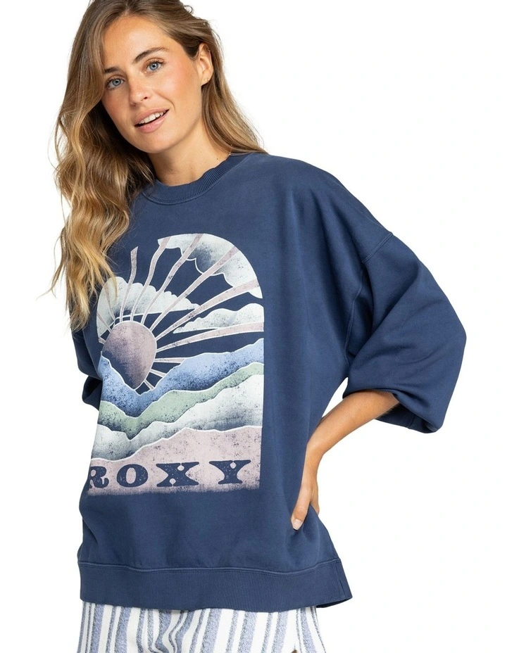 Lineup Pullover Sweatshirt in Naval Academy image 3