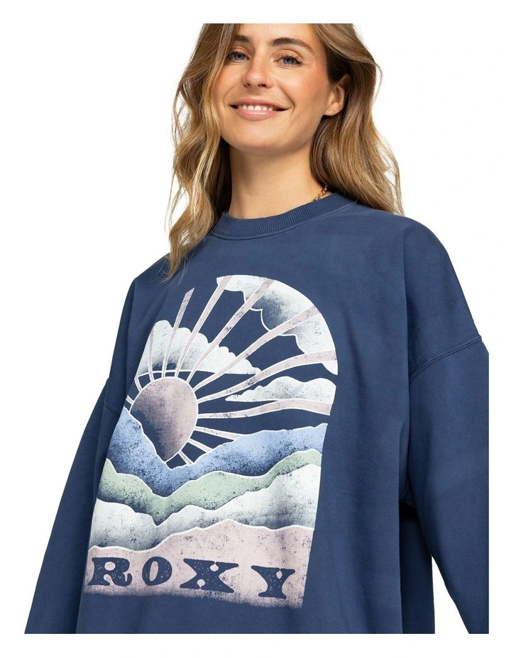 Lineup Pullover Sweatshirt in Naval Academy image 4
