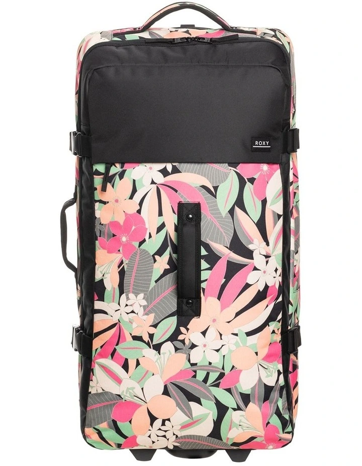 Big Souvenir Large Wheelie Suitcase 825L in Anthracite Palm Song image 1