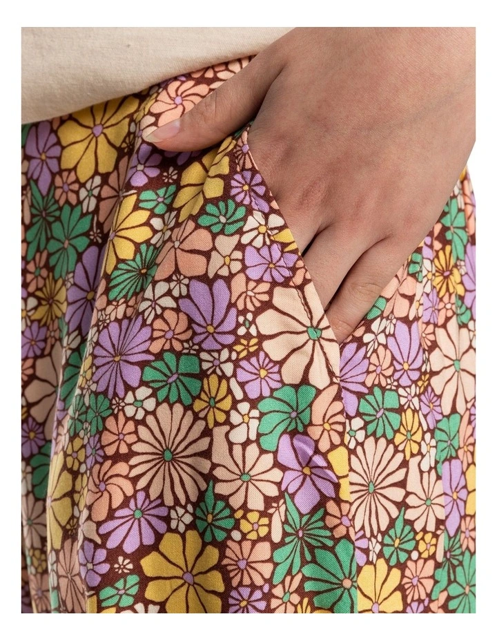 Midnight Avenue Elasticated Waist Trousers in Root Beer image 4