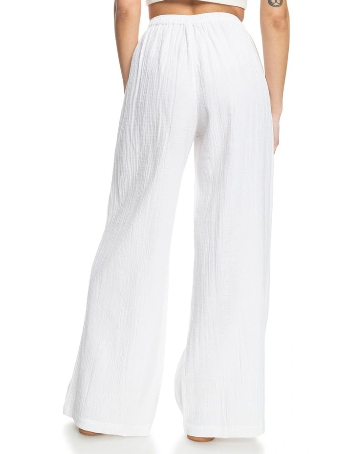 What A Vibe Elasticated Waist Trousers in Snow White image 2