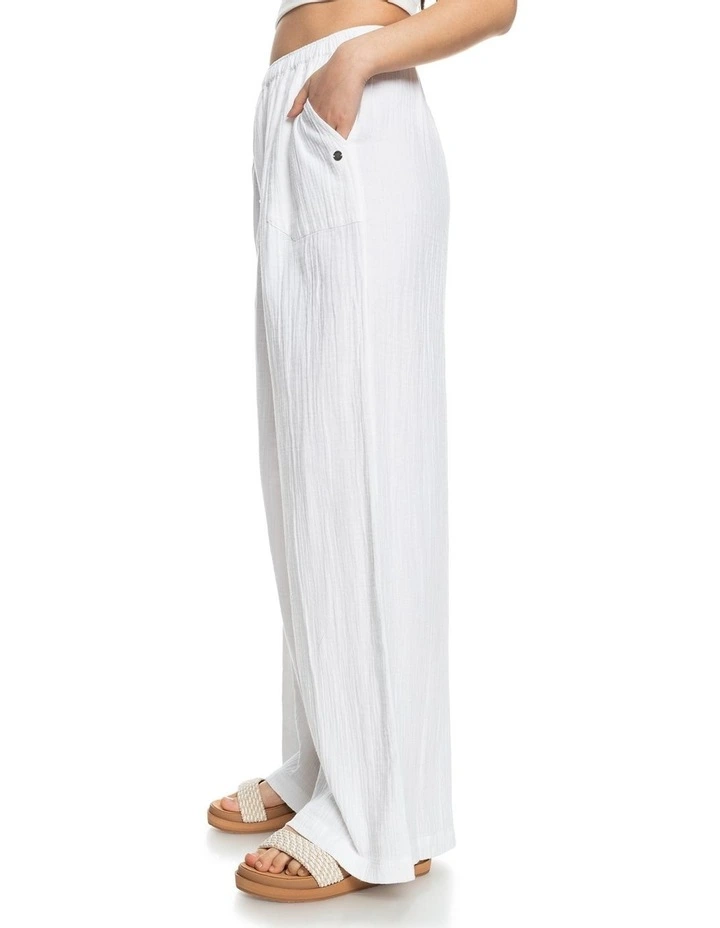 What A Vibe Elasticated Waist Trousers in Snow White image 3
