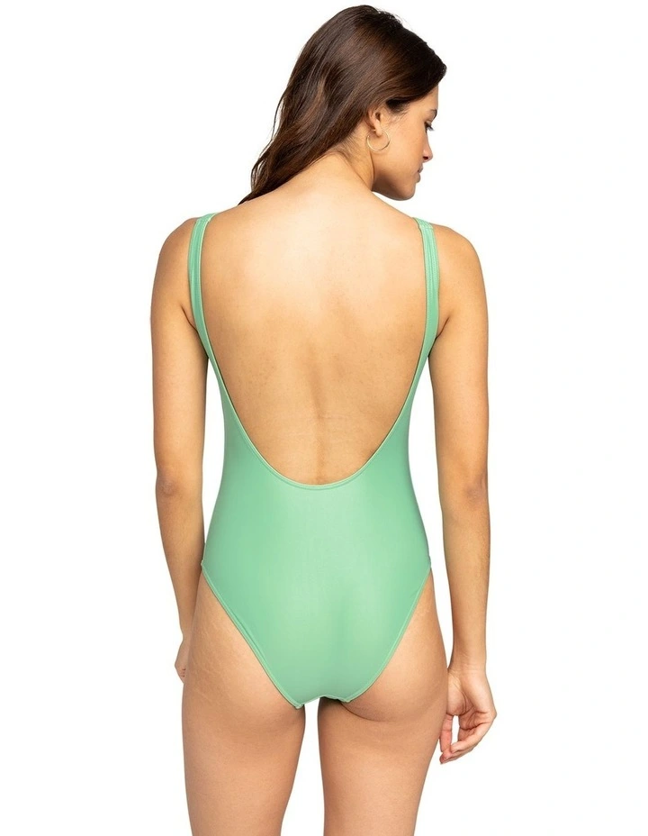 OG High Leg One Piece Swimsuit in Zephyr Green image 2
