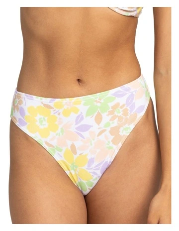 Ephemere Moderate Bikini Bottoms in White Ephemere
