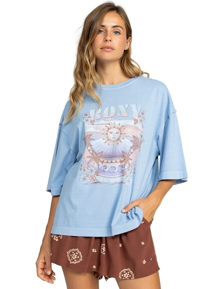 Sweet Shine Oversized T-shirt Bel Air Blue image 1