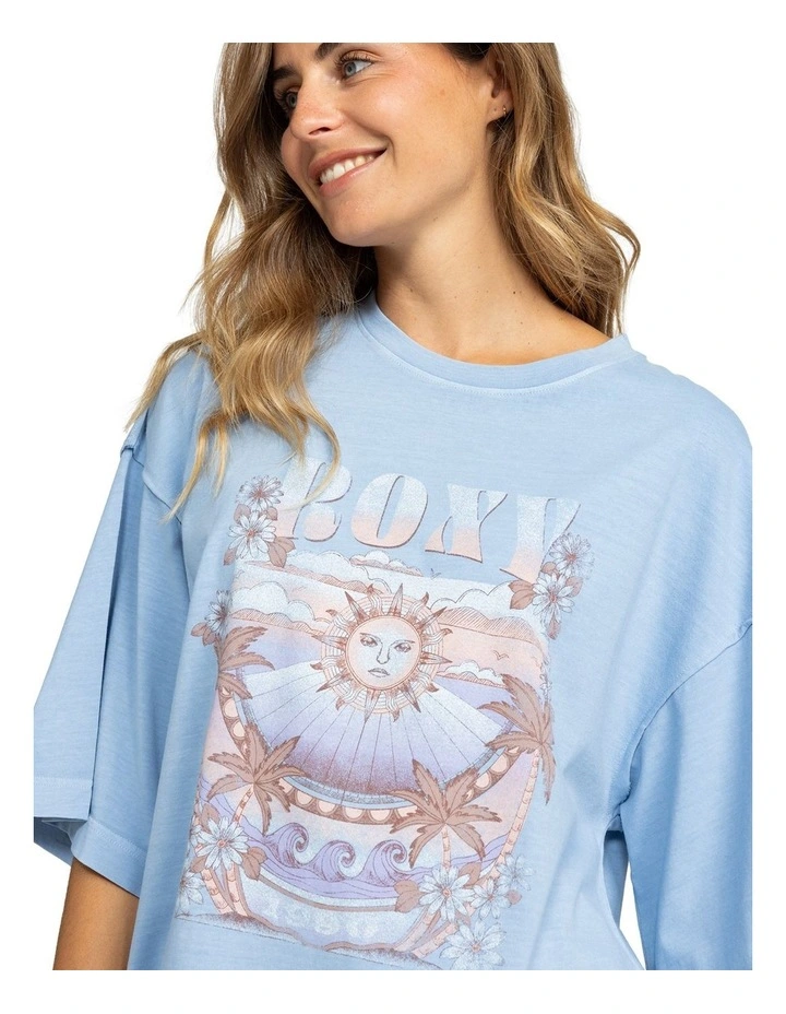 Sweet Shine Oversized T-shirt Bel Air Blue image 4