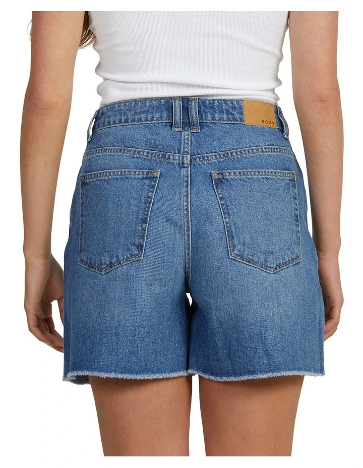 Wren Shorts in Mid Indigo image 2