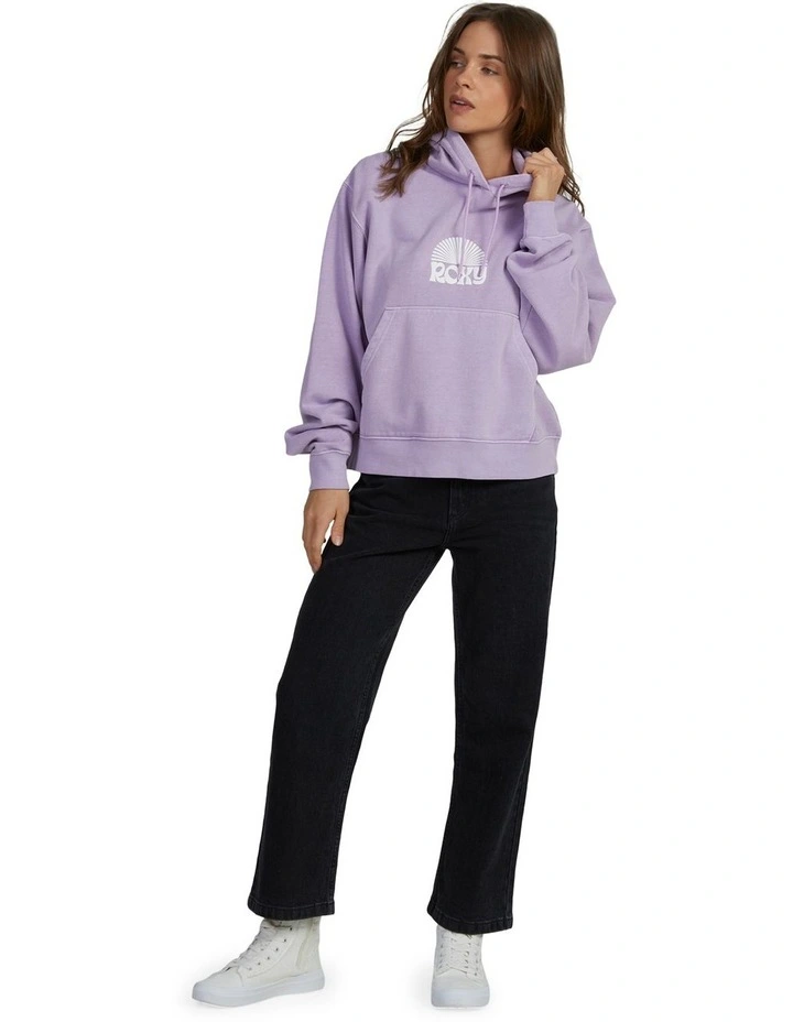 First Day Oversized Pullover Hoodie in Crocus Petal image 5