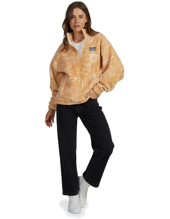 Jive Talking Half-Zip Fleece in Tapioca image 5