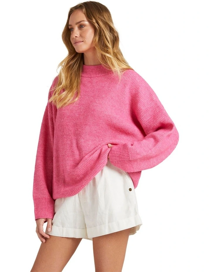 Dume Sweater in Shocking Pink image 3