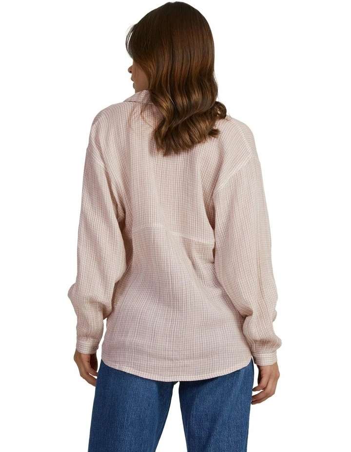 Chasing Sun Days Long Sleeve Shirt in Porcini Manovich image 2