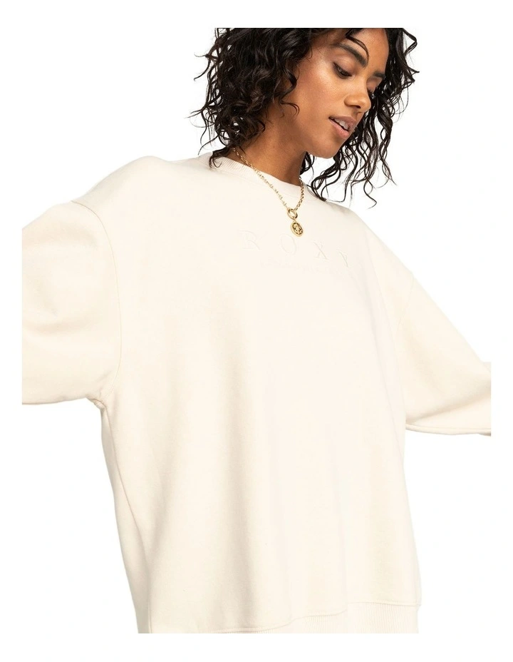 In Morning Sunrise Crew Neck Sweatshirt in Brazilian Sand image 4