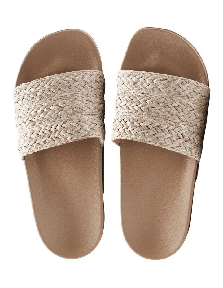 Slippy Jute Sandals in Brown image 4
