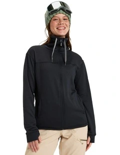 Vertere Zip-Up Sweatshirt in Black