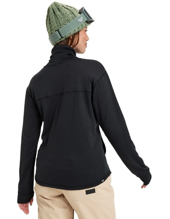 Vertere Zip-Up Sweatshirt in Black image 2