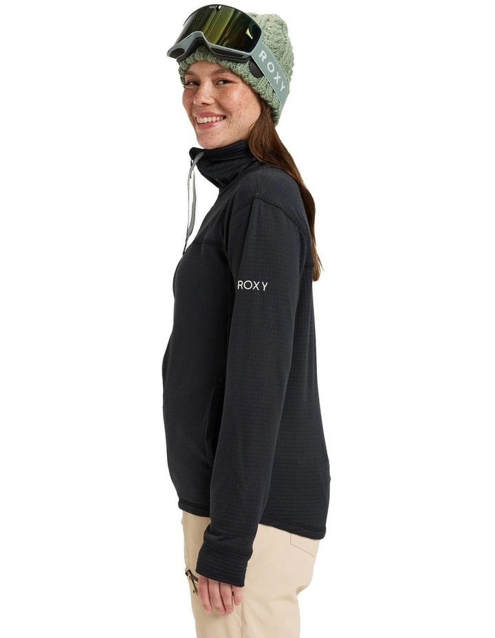 Vertere Zip-Up Sweatshirt in Black image 3