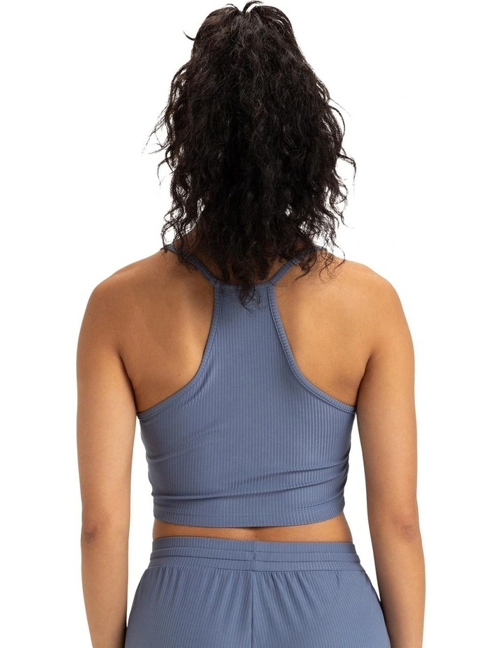 Rise & Vibe Sports Vest Top Blue image 2
