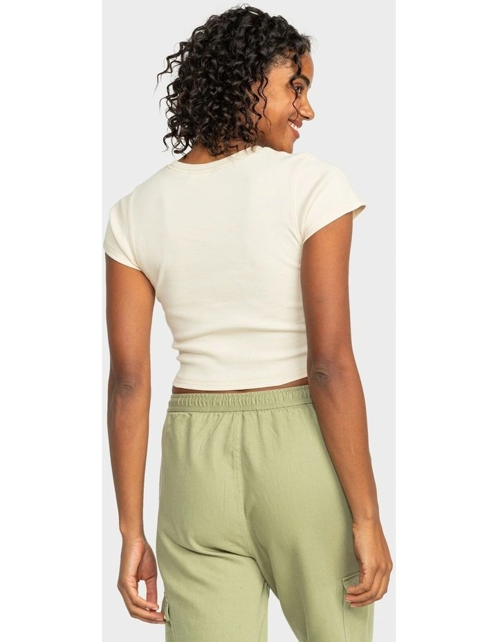 All Day Short Sleeves T-shirt Beige image 2