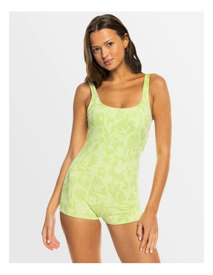 Solaria Boyleg One Piece Swimsuit in Green image 1