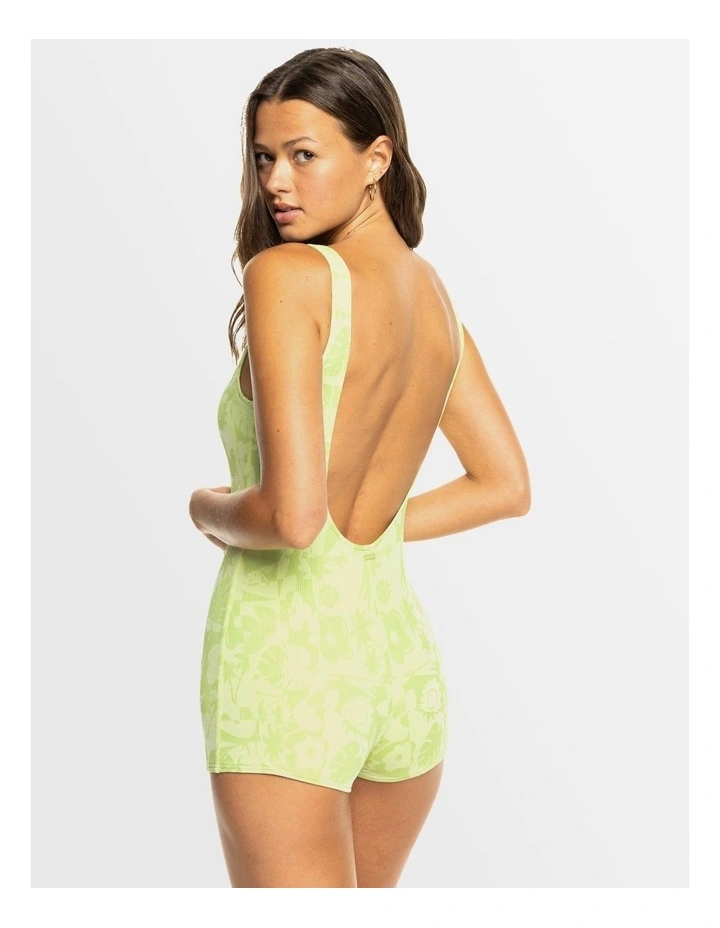 Solaria Boyleg One Piece Swimsuit in Green image 2