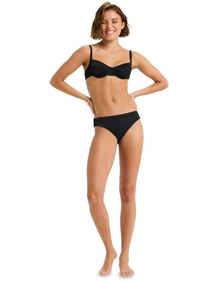 Rib Love The New Muse Full Coverage Bikini Top in Black image 4