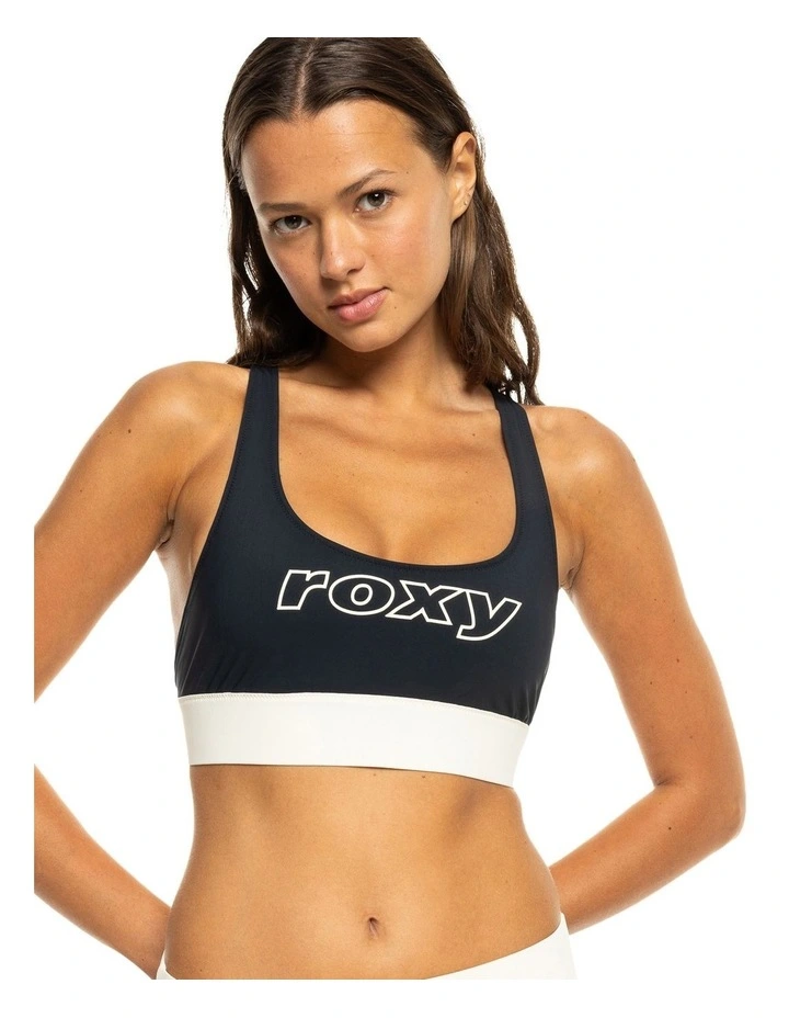 Active Full Coverage Bikini Top Black image 3