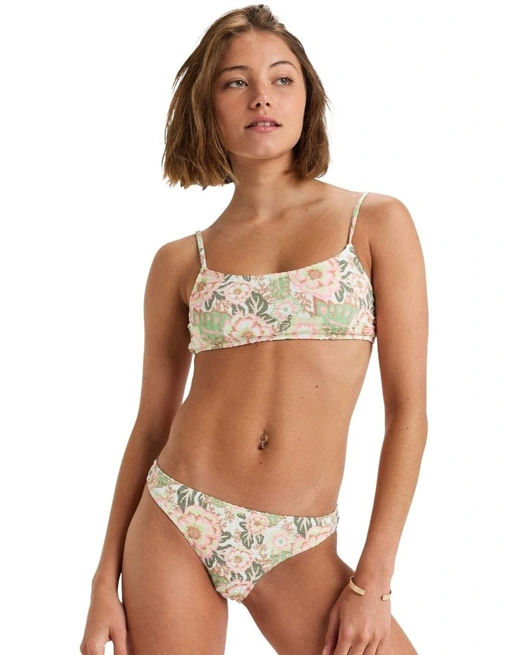 Canarias Medium Coverage Bikini Top Green image 1