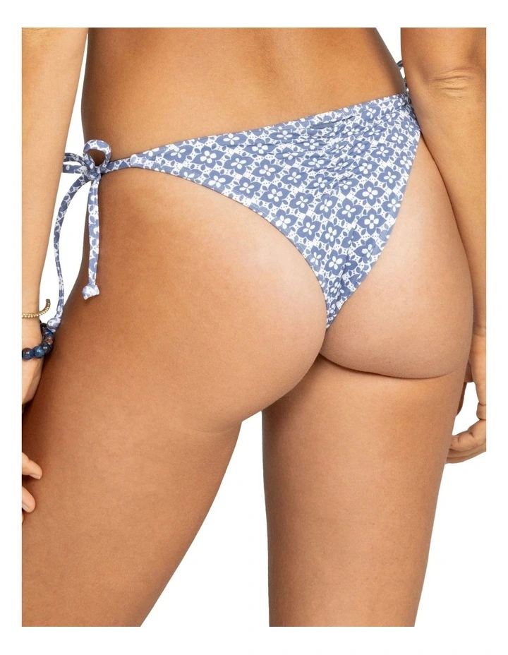 Amber Skimpy Coverage Bikini Bottoms in Blue image 2