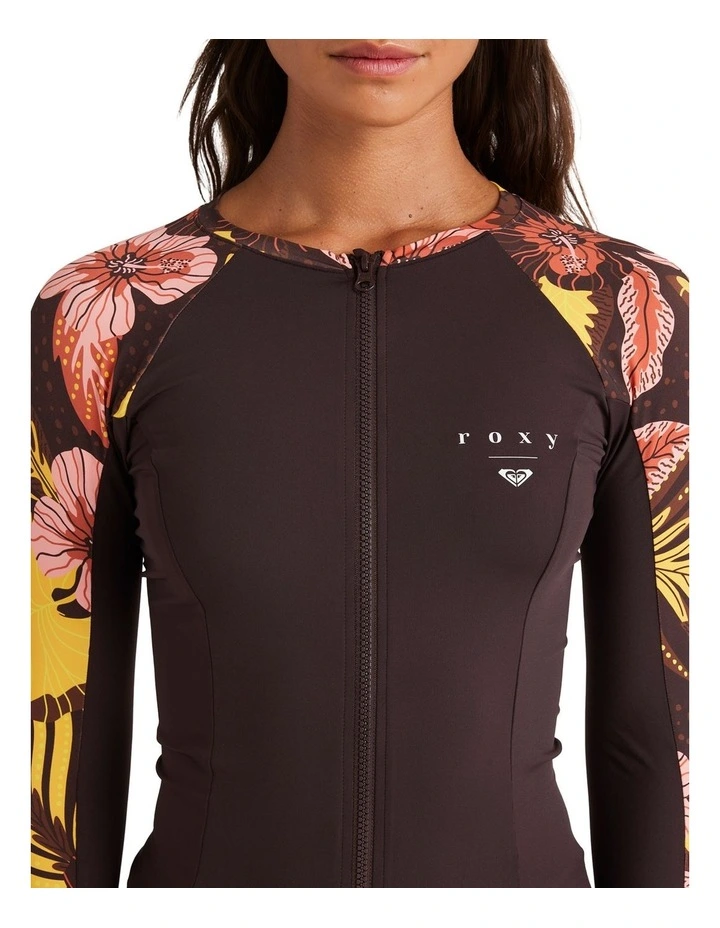 Marakech Long Sleeves UPF 50 Surf T-shirt in Brown image 4