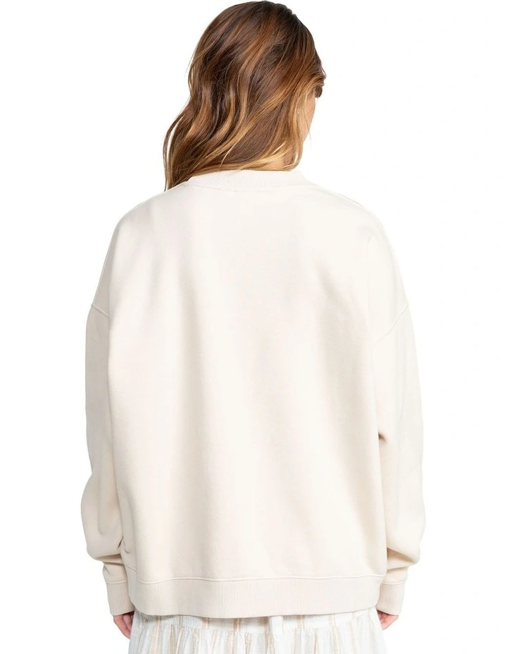 Lineup Oversized Sweatshirt in Parchment image 2